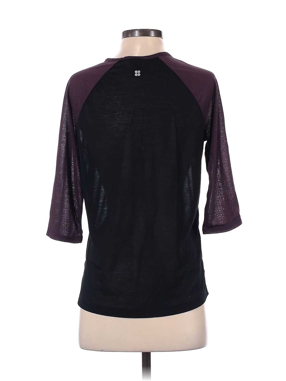 Sweaty Betty Women Black 3/4 Sleeve T-Shirt S - image 2