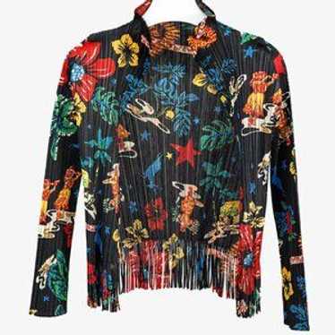 トップス PLEATS PLEASE Flower Printed Cardigan トップス PLEATS PLEASE Flower Printed Cardigan PLEATS PLEASE