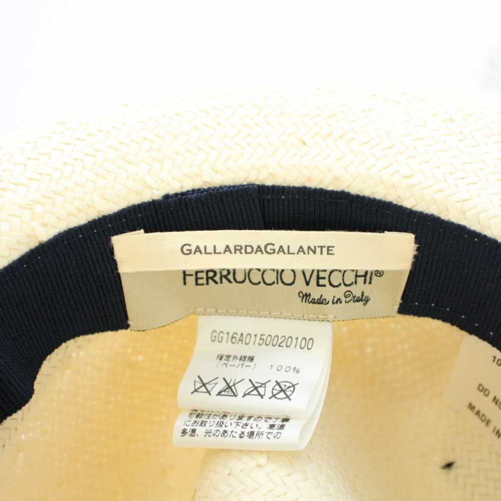 Gallardagalante Ferruccio Vecchi Straw Hat Folded… - image 5