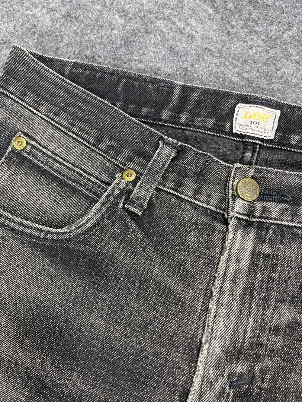 Lee × Vintage Vintage Lee 101 Premium Jeans Faded… - image 7