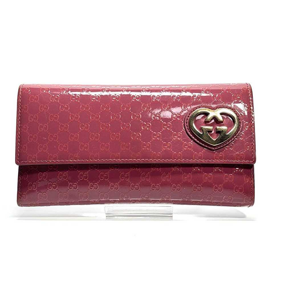 Authentic Gucci Wallet Color Pink long Micro GG L… - image 2