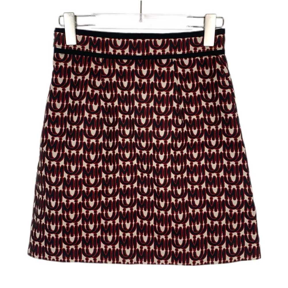 Miu Miu Miu Miu Logo-Print Cotton & Polyester Ble… - image 2