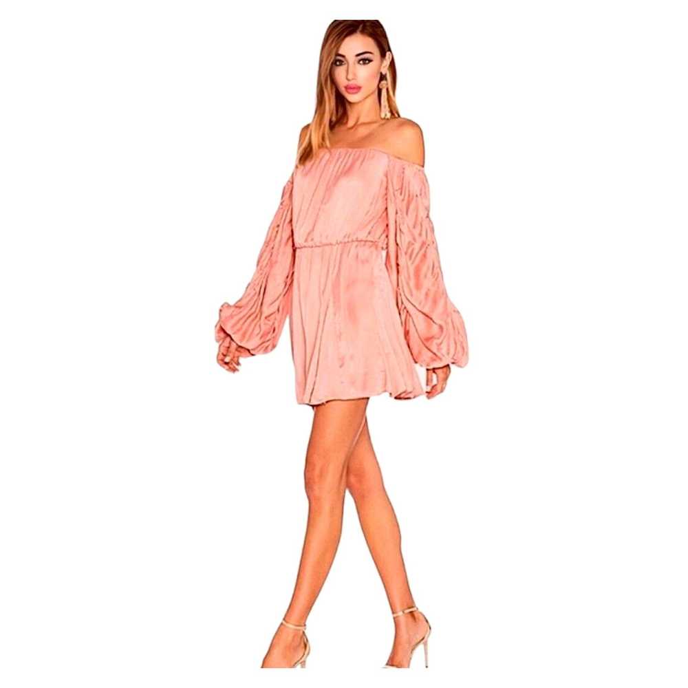 REVOLVE Lovers + Friends Pink Off Shoulder Balloo… - image 1