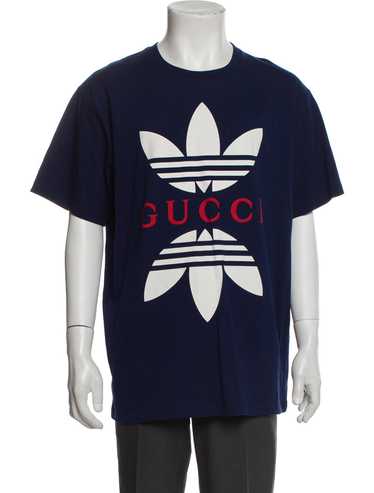 Gucci t-shirt adidas logo - Gem