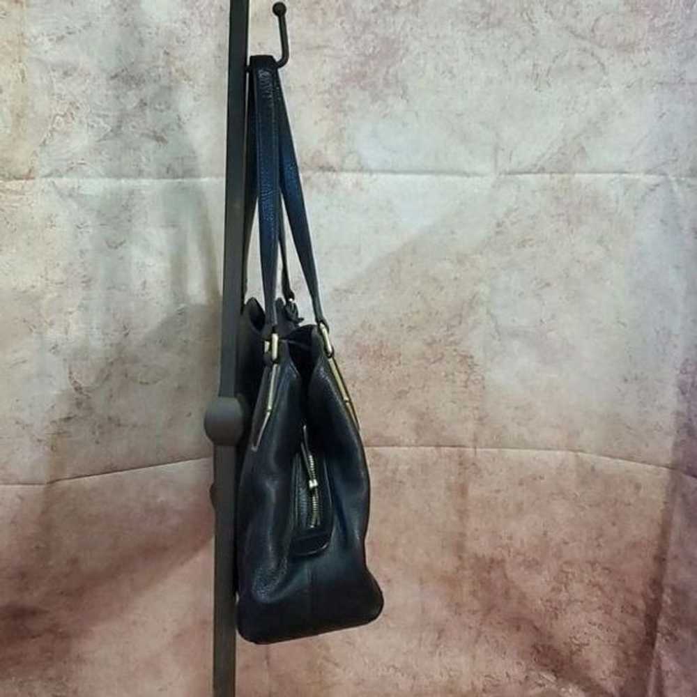 CALVIN KLEIN Black Leather Handbag - image 3