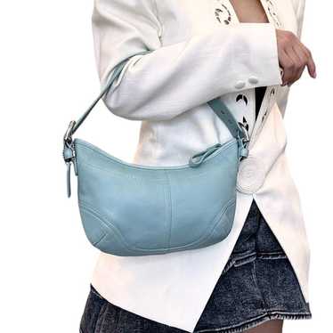 Vintage coach handbag blue - Gem