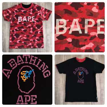 NEW【A BATHING APE】NEON CAMO COLLEGE TEE Sneaker Politics
