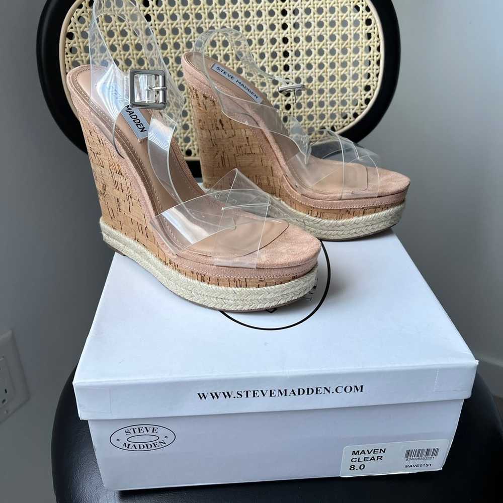 Steve Madden Maven Clear Wedge - image 1