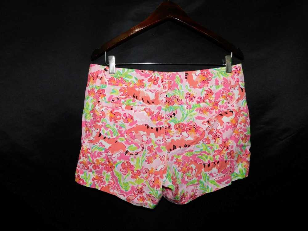 Lilly Pulitzer Size 10 Pink Tiger Lily Floral Sho… - image 4