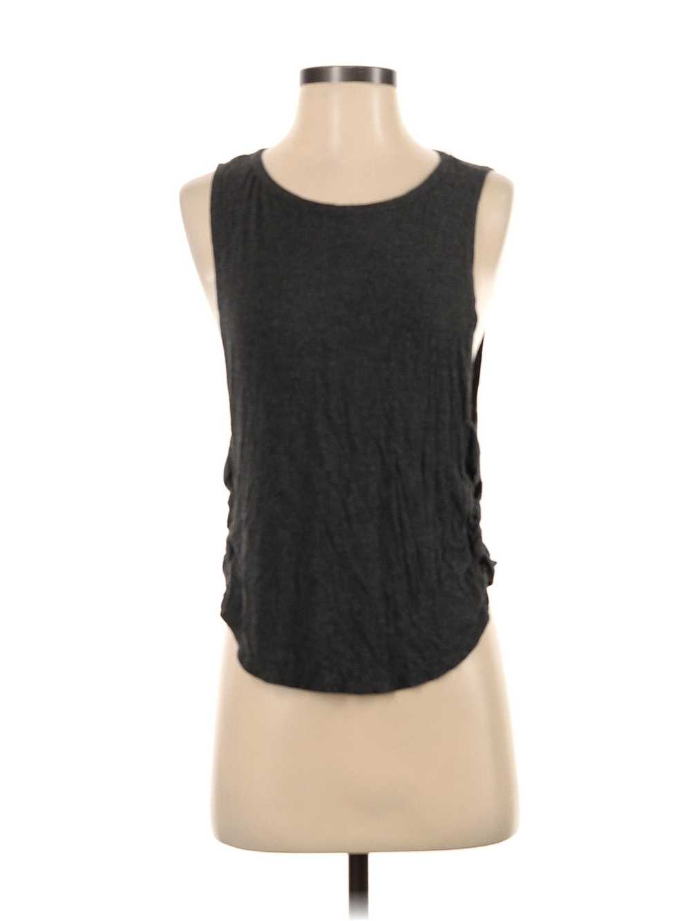 Charlotte Russe Women Gray Sleeveless T-Shirt S - image 1