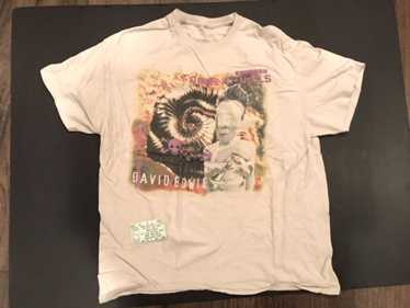 超レア白! david bowie nine inch nails 1995年製 1995 Nine Inch Nails + David Bowie Vintage Tour Tee Shirt