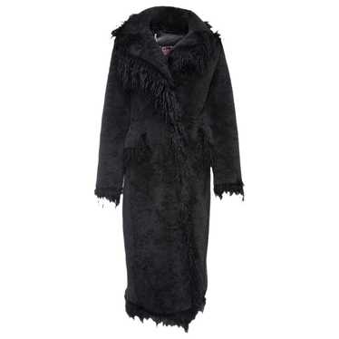 【関税込み】Saks Potts ブラック Foxy シアリングコート Saks Pottsのブラック Foxy シアリングコートがセール中
