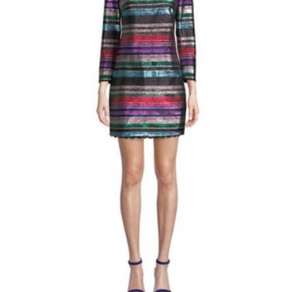 Trina Turk Metalic Stripe Shift dress - image 6