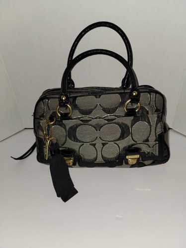 COACH Poppy ボストンバッグ ブラック Coach | Signature Poppy 2Way Shoulder Bag | Preloved