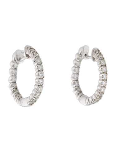 Earrings Rhodium-Plated 18K White Gold - image 1