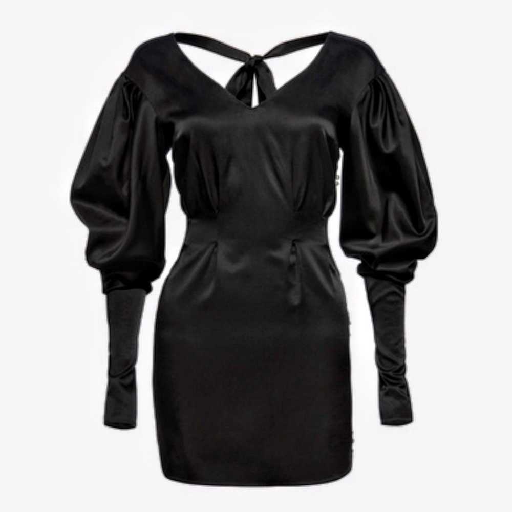 Magda Butrym Black Silk Dress - image 6