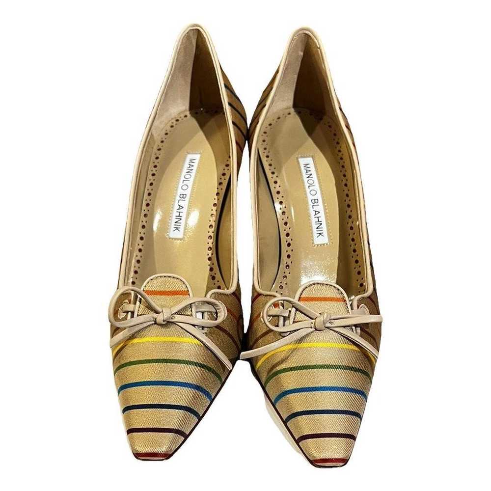 Manolo Blahnik Silk heels