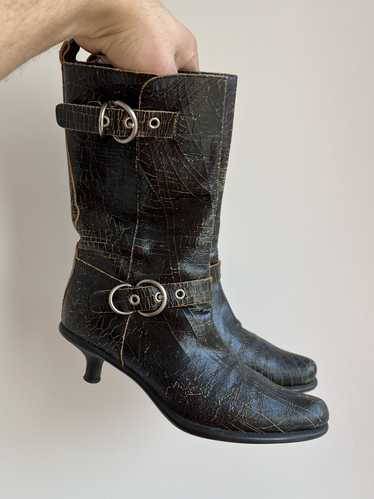靴 1999FW miumiu Archive Knit Docking Boots 1999FW miumiu Archive Knit Docking Boots