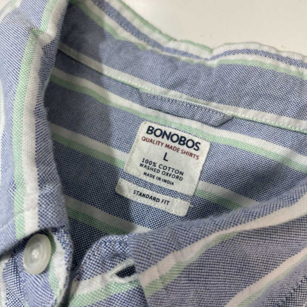 Bonobos Bonobos Men’s Washed Oxford Shirt Striped… - image 3