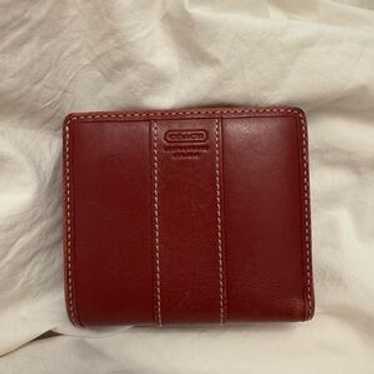 Coach bifold wallet red - Gem