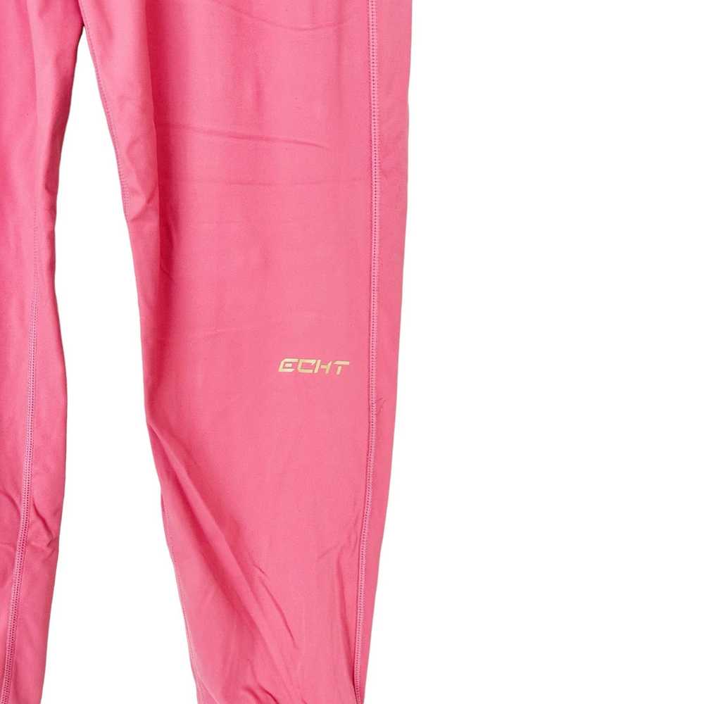 Other ECHT Pink Crossover Waist Joggers Sz M - image 3