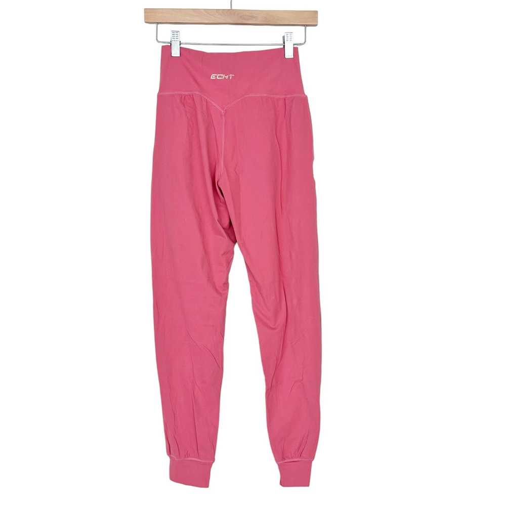 Other ECHT Pink Crossover Waist Joggers Sz M - image 4