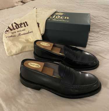 靴 w box ALDEN 981 Black Penny Loafer Alden 981 Black Calfskin LHS / Penny Loafer | Alden Model