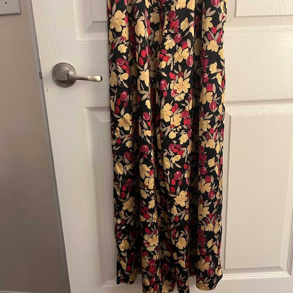 Anthropologie the East order floral wide leg jump… - image 10