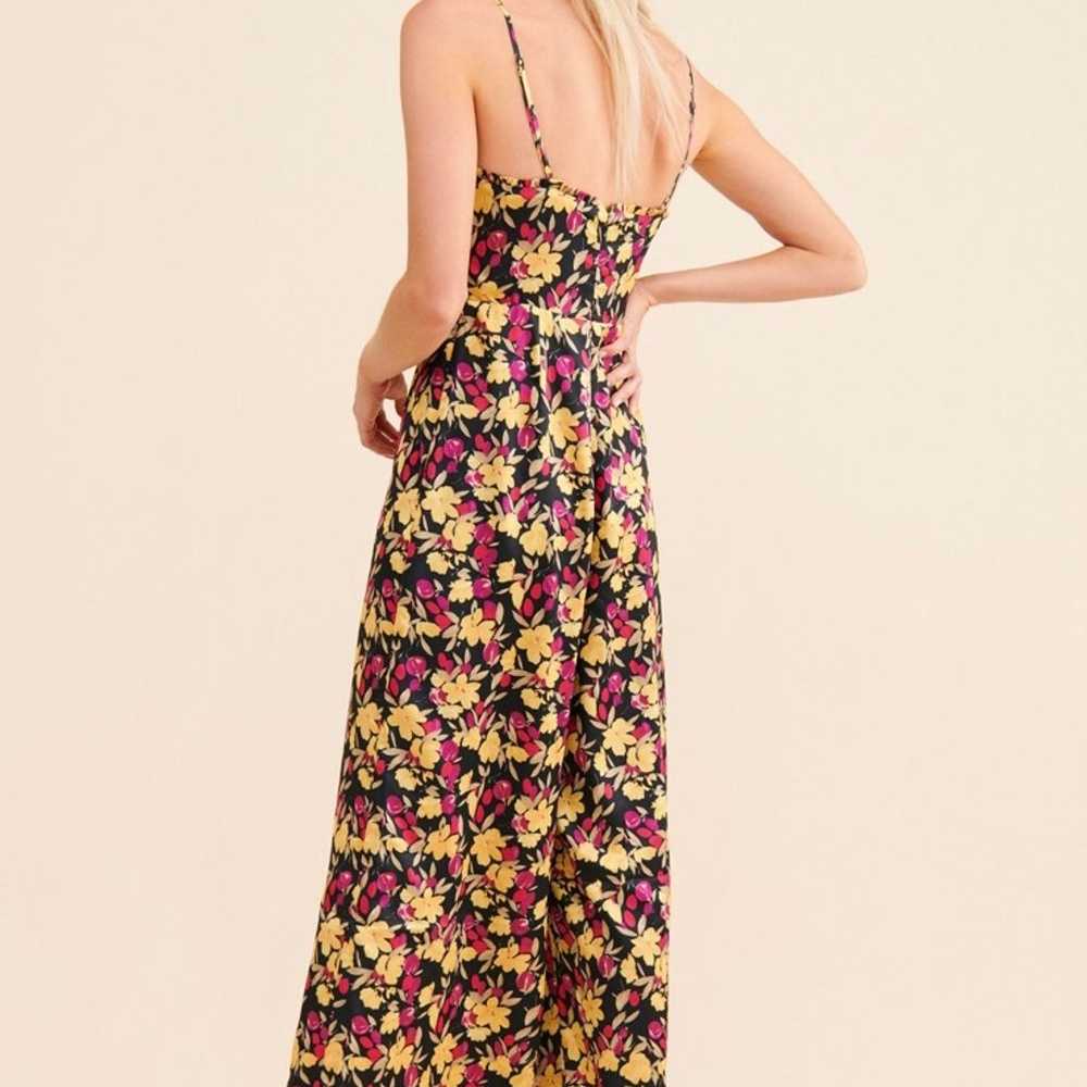 Anthropologie the East order floral wide leg jump… - image 4