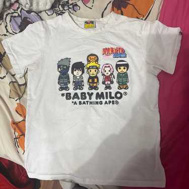 BAPE x Naruto Milo #7 Tee White Men's - FW18 - US