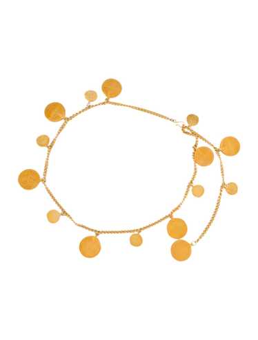 Kenneth Jay Lane Waist Belt Gold Metal Gold-Tone … - image 1