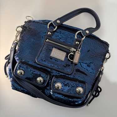 バッグ Coach Poppy 2way Sequin Spotlight Bag Coach Poppy Fashion Sequin Spotlight Shoulder Handbag