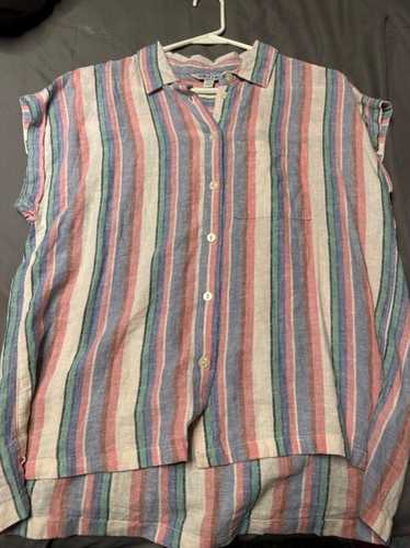 ORVIS multi Color Button down Tank Size Small - image 1