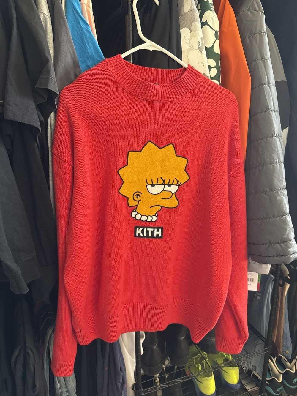 Kith × The Simpsons Portrait Crewneck Kith X The Simpsons Portrait Crewneck Long sleeve Black XS