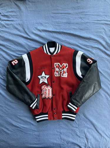ジャケット・アウター Vtg 80-90s varsity jacket NihonUniv used RARE Vintage 90s Nintendo Varsity Jacket - Size M, VTG Promo