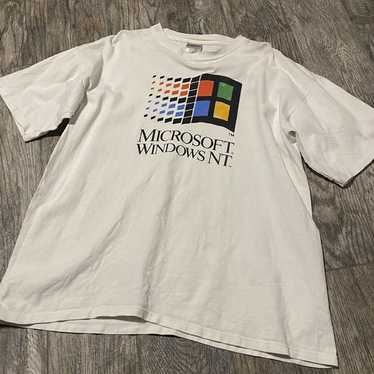 90s windows 企業t マイクロソフト ビンテージt XL USA製 90s Microsoft マイクロソフト Tシャツ 企業T レア オニータ