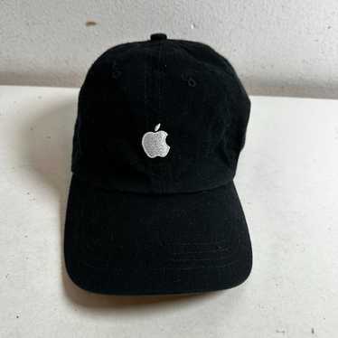 激レア Apple 80s CAP vintage ロゴ刺繍 黒 iPhone 激レア Apple 80s CAP vintage ロゴ刺繍 黒 iPhone