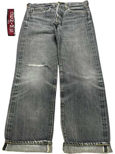 STEVE DISTRESSED SELVEDGE JEANS IN DENIM – VUJA DÉ