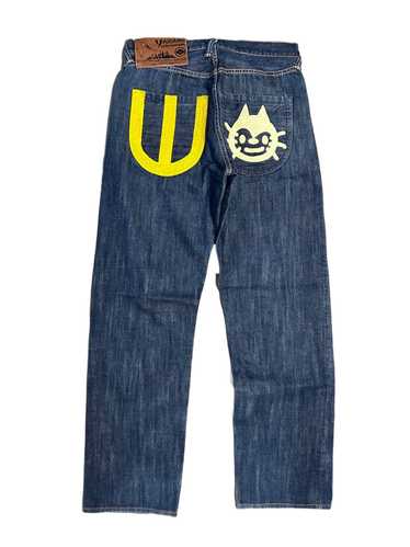 EVISU エヴィス YAMANE ヤマネ レッド ペイント バック