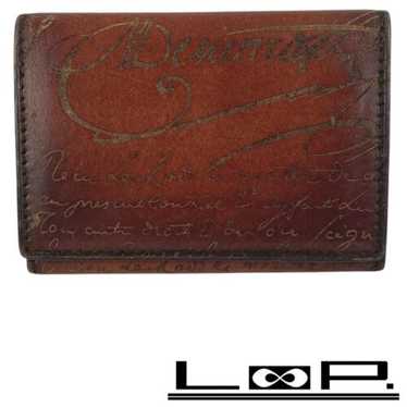 小物 BERLUTI IMBUIA GRADIANT Leather CardCase Imbuia Gradiant Scritto Leather Card Holder | Berluti IT
