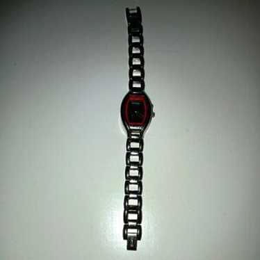 時計 00s FOSSIL BIG TIC y2k tec watch flower RAREy2k 00s FOSSIL Big Tic JR-8063 Baby/Powder Blue