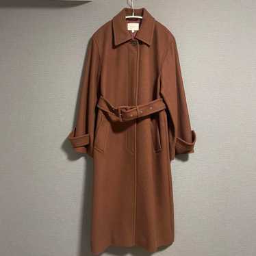 ジャケット・アウター ELIN Melton mantle coat BIOTOP(ビオトープ) / WOMEN【HYKE】MELTON HOODED WORK COAT