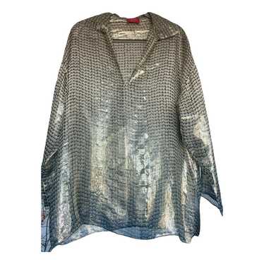 LANVIN silk チュニック？ブラウス スキッパーチュニックブラウス|LANVIN en Bleu | LANVIN en Bleu