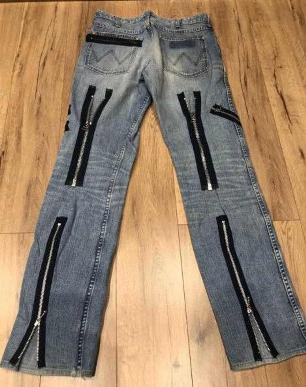 Number (N)ine Number (N)ine Asymmetrical multi-zipper jeans