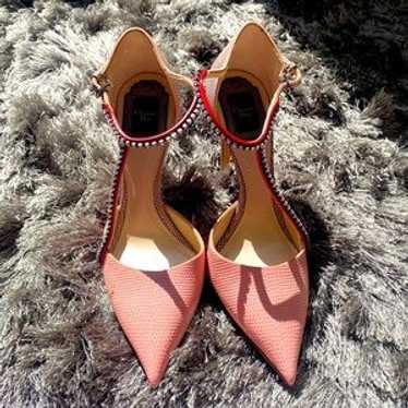 靴 Vintage Dior Pink Satin Pumps 36 Pink Dior Shoes - Etsy