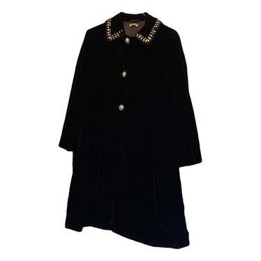 ジャケット・アウター miumiu pea coat wool jacket Miu Miu Cloth Pea Coat - Navy | Editorialist