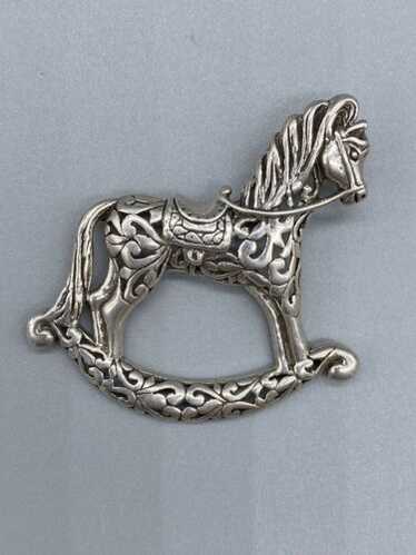 90's Jezlaine ロッキングホース 馬モチーフ 925 シルバー ヴィ Jezlaine 925 rocking horse - Gem