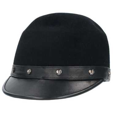 Chrome hearts leather hat - Gem Chrome hearts leather hat - Gem