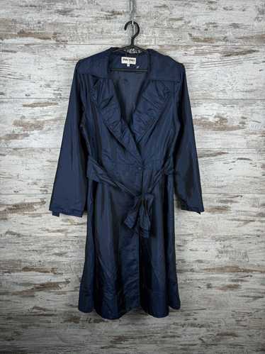 コート Miu Miu Midnight Blue Cotton Trench Coat Miu Miu Midnight Blue Cotton Trench Coat | REVERSIBLE