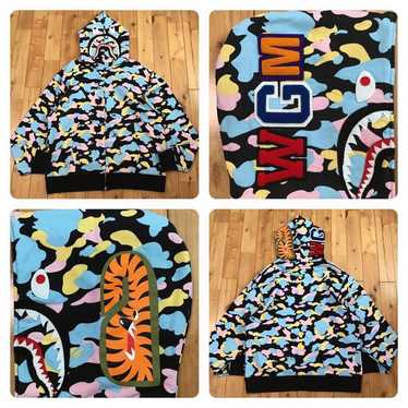 Bape multi zip shark - Gem
